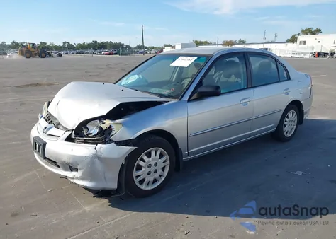 2005 Honda Civic Lx из США, поврежденный, VIN 2HGES16565H610689